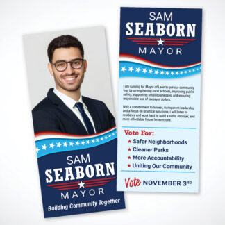 Palm Cards – A Powerful Campaign Handout That Fits Right in the Palm of a Hand.