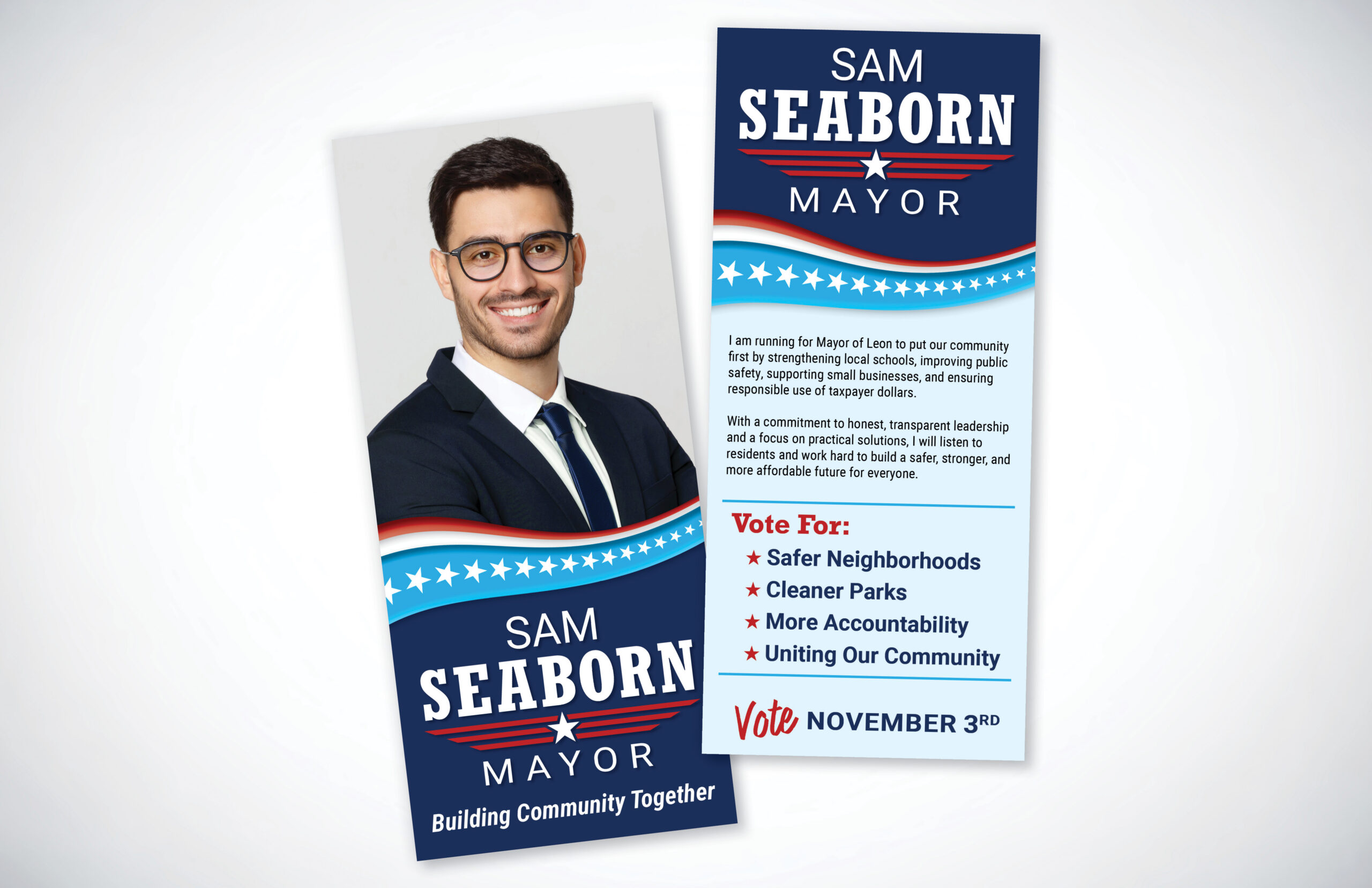 Palm Cards – A Powerful Campaign Handout That Fits Right in the Palm of a Hand.