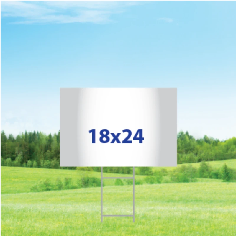 Yard Signs 18x24 – The Most Popular Yard Sign for Bold, Winning Campaigns.